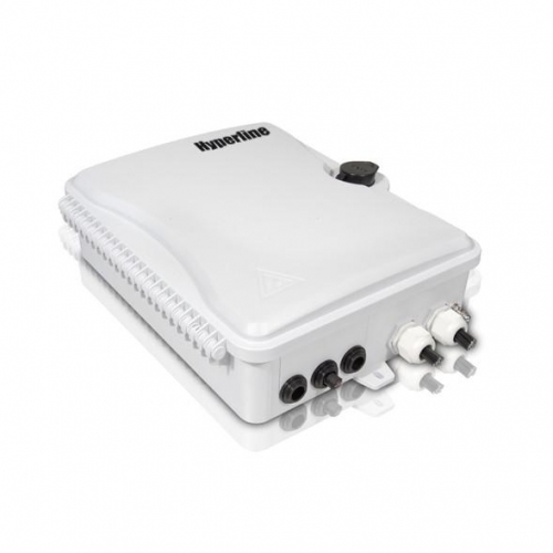 Бокс оптический FO-WBI-16A-GY настенный 16 портов (SC duplex LC) без пигтейлов и проходных адаптеров IP65 295 х 240 х 85мм сер. Hyperline 358587 1203222