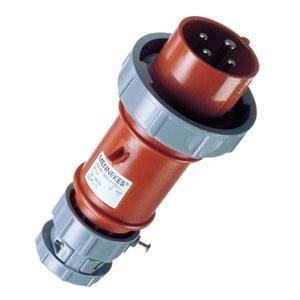 Вилка эл. каб. 16А 3P+E IP67 PowerTop 380В Mennekes 3809 99939