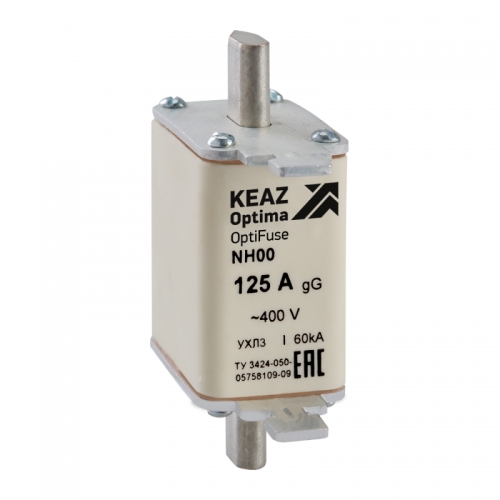 Вставка плавкая OptiFuse NH00 10 400AC 0 gG УХЛ3 КЭАЗ 144608 330751
