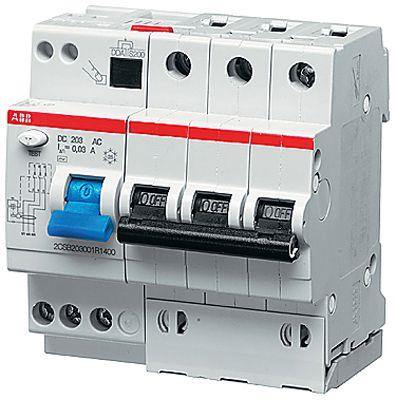 Выключатель авт. диф. тока 3п 5мод. B 13А 30мА тип AC DS203 ABB 2CSR253001R1135 1072578