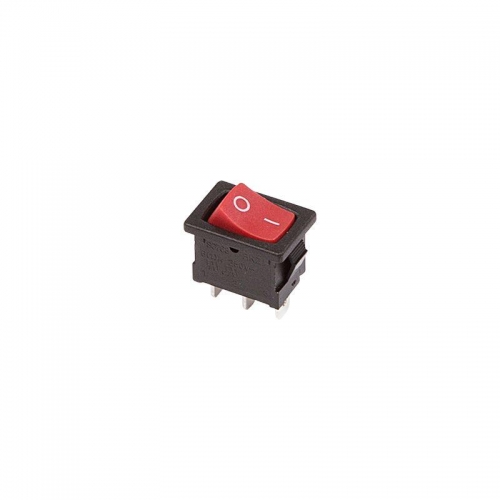 Выключатель клавишный 250В 6А (3с) ON-ON красн. Mini (RWB-202 SC-768) Rexant 36-2131 499607