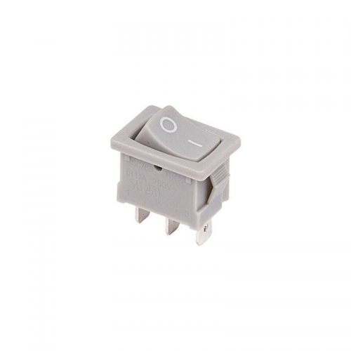 Выключатель клавишный 250В 6А (3с) ON-ON сер. Mini (RWB-202 SC-768) Rexant 36-2133 499644