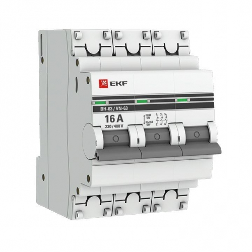 Выключатель нагрузки 3п 16А ВН-63 PROxima EKF SL63-3-16-pro 326061