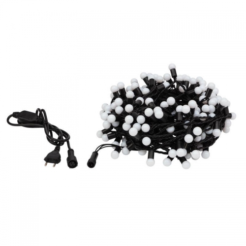 Гирлянда "LED ШАРИКИ" 20мх1.75см 200LED 16Вт 220В IP44 красн. NEON-NIGHT 303-502 125418