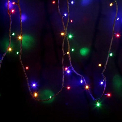 Гирлянда "ДЮРАПЛЕЙ" 20м 200LED 13Вт 220В IP54 мульти.; черн. провод NEON-NIGHT 315-159 212687