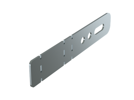 Держатель двускатной крышки цинк-ламель ДКС UKH500HDZL 393299