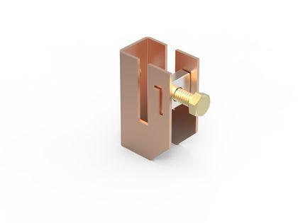 Держатель полосы с болтом медь ДКС ND2312CU 1133170