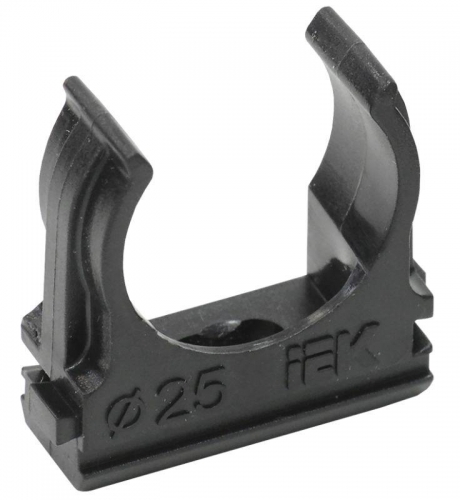 Держатель с защелкой CF25 черн. ИЭК CTA10D-CF25-K02-100 414606