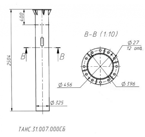 Деталь фундамента закладная ТАНС.31.007.000 (ЗФ-24/12/Д396-2.5-б) OPORA ENGINEERING OE-00029 1145643