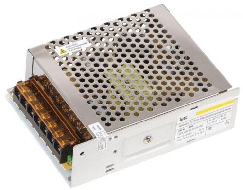 Драйвер LED ИПСН-PRO 5050 100Вт 12В блок-клеммы IP20 ИЭК LSP1-100-12-20-33-PRO 342217