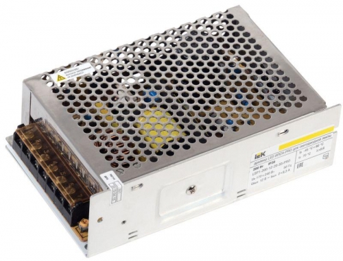 Драйвер LED ИПСН-PRO 5050 200Вт 12В блок-клеммы IP20 ИЭК LSP1-200-12-20-33-PRO 342221