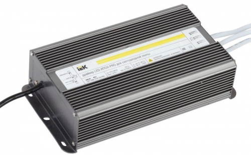Драйвер LED ИПСН-PRO 5050 200Вт 12В блок-шнуры IP67 ИЭК LSP1-200-12-67-33-PRO 342222