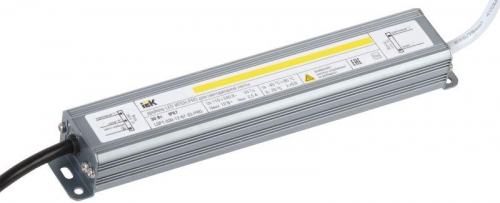 Драйвер LED ИПСН-PRO 5050 30Вт 12В блок-шнуры IP67 ИЭК LSP1-030-12-67-33-PRO 342212