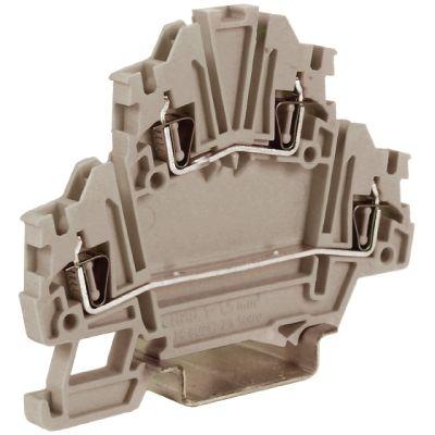 Зажим проходной HMD.1GR 2-х уровневый 1.5кв.мм сер. ДКС ZHD200GR-RET 466025