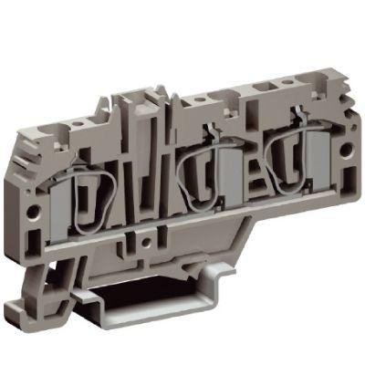 Зажим проходной HMM.4/1+2GR 4.5кв.мм ДКС ZHM210GR 219980