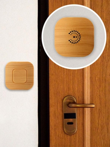 Звонок беспроводной BIONIC Bright wood ЭРА Б0018089 481503
