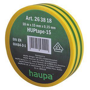 Изолента ПВХ 25мм (рул.20м) d74мм желто-зел. HAUPA 263880 1187100