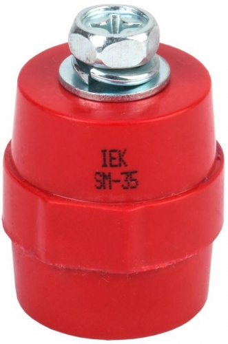 Изолятор SM35 (М8) силовой с болтом ИЭК YIS11-35-10-B 1036017