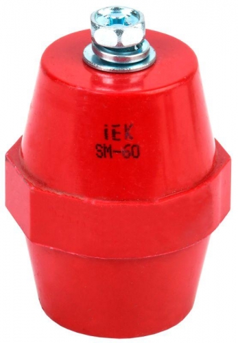 Изолятор SM60 (М8) силовой с болтом ИЭК YIS11-60-20-B 1036023