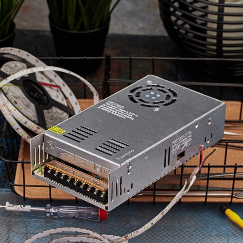 Источник питания для LED модулей и линеек 12В 300Вт с разъемами под винт IP23 Rexant 200-300-1 247443