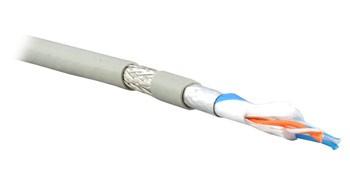 Кабель 9841.01305 для интерфейса RS-485 1х2х24 AWG (7х32) мж(stranded) экран SF/UTP - Beldfoil® (100%) + медная оплетка (90%) -30град.С - +80град.С PVC (куски) (м) Belden 273721 420474