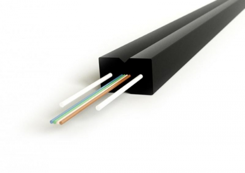 Кабель FO-FTTH-IN-9S-2-LSZH-BK волоконно-оптический 9/125 (SMF-28) одномод. 2 волокна самонесущий со свободно улож. волокнами (FTTH) гибкий для внутр. прокл. LSZH черн. Hyperline 358922 442310