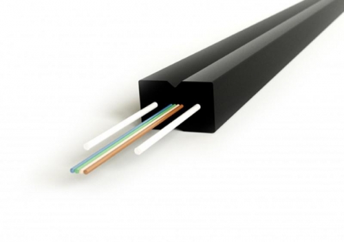 Кабель FO-FTTH-IN-9S-4-LSZH-BK волоконно-оптический 9/125 (SMF-28) одномод. 4 волок. самонесущий со свободно улож. волокнами (FTTH) гибкий для внутр. прокл. LSZH черн. Hyperline 358923 442292