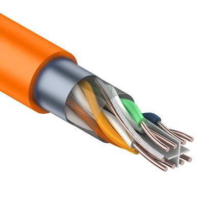 Кабель FTP 4х2х23AWG ZH нг(А)-HF кат.6 медь 305м (м) Rexant 01-0151 413369