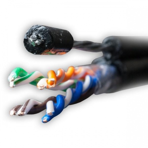 Кабель FTP 4х2х24AWG кат.5е медь с тросом Standart (м) SUPRLAN 01-1026 243123