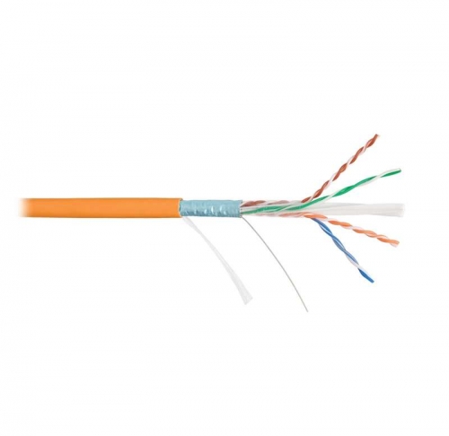 Кабель NIKOLAN F/UTP 4 пары кат.6 (класс E) тест по ISO/IEC 250МГц ож BC (чистая медь) 23AWG (0.57мм) внутр. LSZH нг(А)-HFLTx оран. (уп.305м) NIKOMAX NKL 4240C-OR 494146
