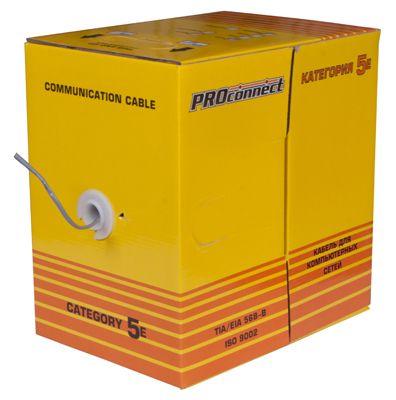 Кабель UTP 2х2х24AWG кат.5е медь 305м (м) PROCONNECT 01-0027 193467