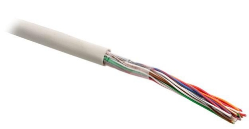 Кабель UUTP10-C3-S24-IN-LSZH-GY (UTP10-C3-SOLID-INDOOR-LSZH) витая пара U/UTP кат. 3; 10 пар (24 AWG) ож (solid) LSZH нг (C)-HF( –20град.C - +60град.C) сер. куски (м) Hyperline 46623 381660