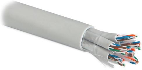 Кабель UUTP48W-C5-S24-IN-LSZH-GY витая пара U/UTP кат.5; 48 пар (4 пары (24 AWG)х12) кажд. 4х парник в LSZH-оболочк. ож (solid)LSZH нг(С)-HF (–20град.С - +60град.C) сер. Hyperline 45604 437730