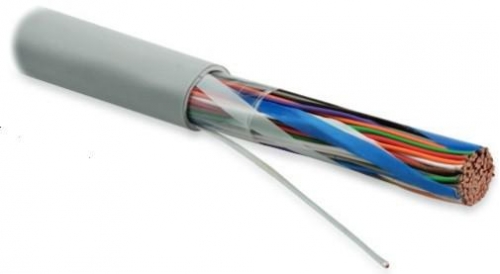Кабель UUTP50-C3-S26-IN-PVC-GY витая пара U/UTP кат. 3; 50 пар (26 AWG) ож (SOLID) PVC(–20 – +60град.С) сер. Hyperline 36546 436478