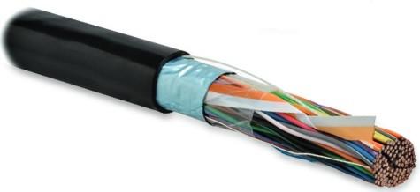 Кабель витая пара FUTP10-C3-S24-OUT-PE-BK F/UTP кат.3 10 пар (24 AWG) ож (solid) экран - фольга внешн. PE -40град.C - +60град.C черн. Hyperline 19894 1203284