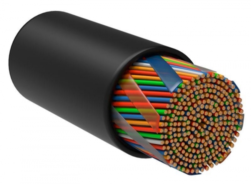 Кабель связи витая пара U/UTP кат. 5e 10х2х24AWG solid LDPE (305м) черн. (м) ITK LC3-C5E10-139 439555