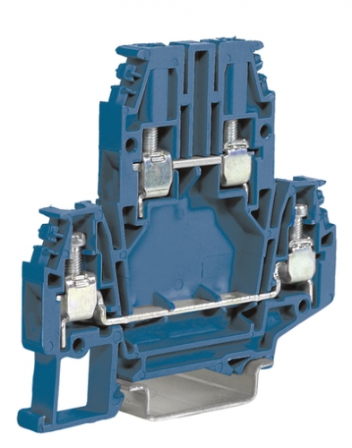 Клемма DBC.4 (Ex)i проходная 4кв.мм 2 уровня винт. ДКС ZDB500 482497