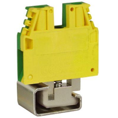 Клемма винт. TEC.6/D 6кв.мм жел/зел. ДКС ZTE120 201248
