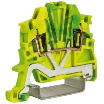 Клемма пруж. HTE 1 1.5кв.мм жел./зел. ДКС ZHT400 261921