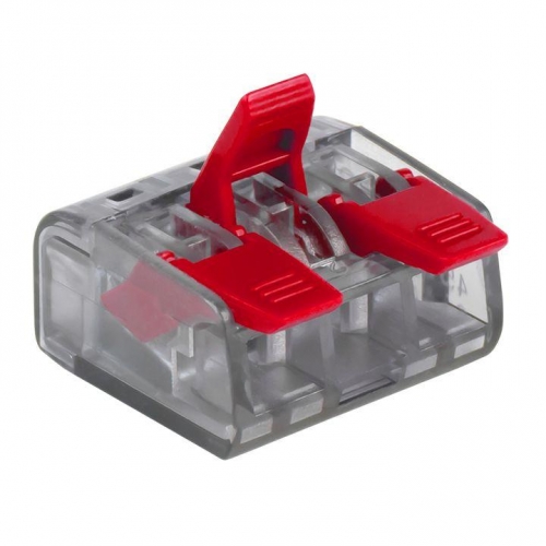 Клемма СМК 221-413 3 отверстия 0.2-4.0кв.мм (уп.4шт) PROxima EKF plc-smk-221-413r 1242106