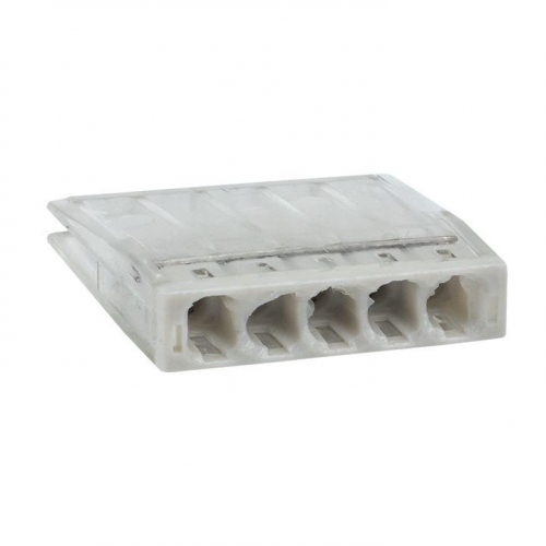 Клемма СМК 2273-245 (с пастой) 5 отверстий 0.5-2.5кв.мм (уп.100шт) PROxima EKF plc-smk-2273-245 459441
