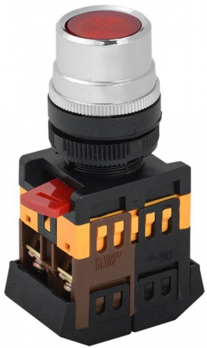 Кнопка ABLF-22 кр. 1з+1р ИЭК BBT10-ABLF-K04 45640