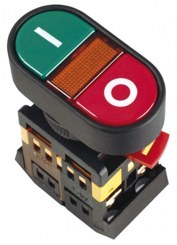 Кнопка APBB-22N "I-0" 1з+1р ИЭК BBD10-APBB-K51 35229