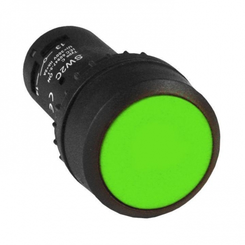 Кнопка SW2C-11 возвратная зел. NO+NC EKF sw2c-11s-g 239787
