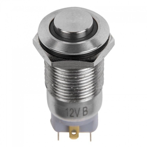 Кнопка антивандальная d12 12В Фикс (2с) ON-OFF син. (A-12-C2) Rexant 36-3221 499772
