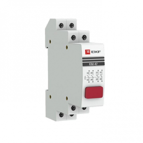 Кнопка модульная КМ-47 красная EKF mdb-47-red-pro 1208005