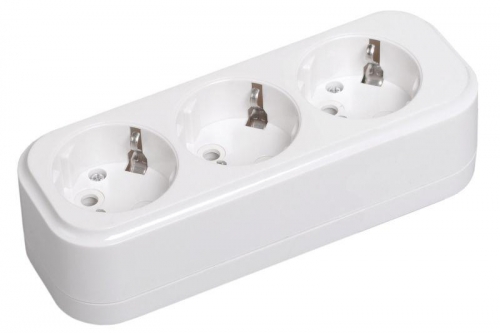 Колодка удлинителя 3-м К03 2Р+РЕ 16А/250В CLASSIC ИЭК KYP11-16-03-00-Z 315449
