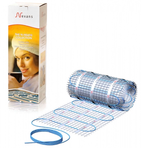 Комплект "Теплый пол" (мат) двужил. 150Вт/кв.м 150Вт 1кв.м MILLIMAT/150 150W NEXANS 10224766 156420