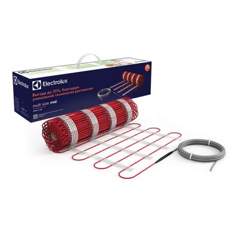 Комплект "Теплый пол" (мат) двужил. 150Вт/кв.м 900Вт 6-8кв.м MULTI SIZE MAT Electrolux EMSM 2-150-6 305290