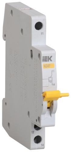 Контакт дополнительный КС-47(OF) на DIN-рейку ИЭК MVA00D-KS-1 39371